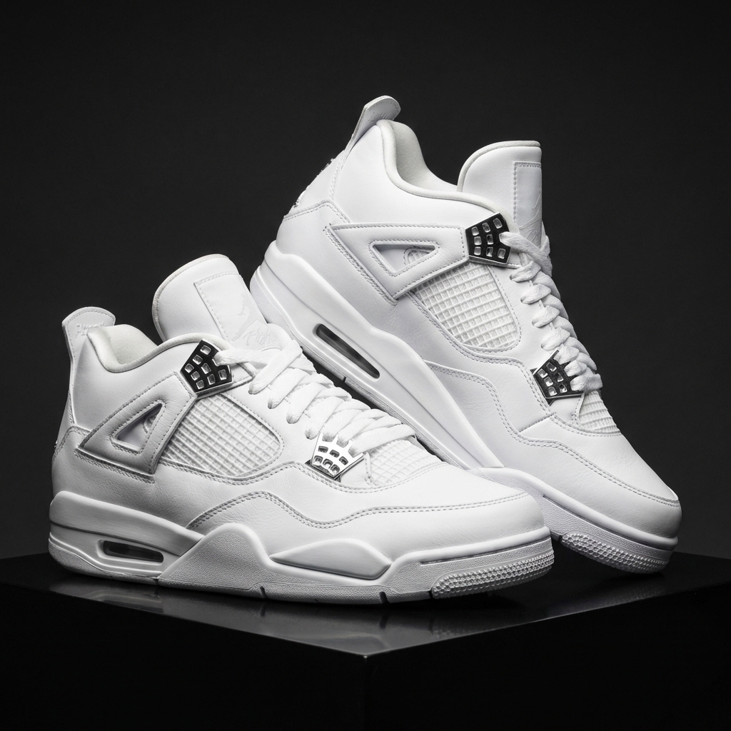 Jordan 4 después de limpieza
